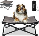KingCamp ドッグコット 犬用ベッド ペットベッド アウトドア 折りたたみ 洗える クッション付き 地面から離れ キャンプ 中型犬用 M