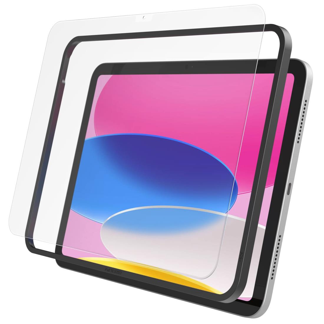 吉川優品 iPad 第11世代 A16 2025用/iPad 第10世代 10.9 インチ 2022用 アンチグレアガラスフィルム ゲーム向け ラウンドエッジ加工 全面保護 強化ガラス 液晶保護フィルム