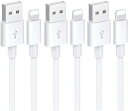 【2025新版 MFI認証】iPhone 充電ケーブル 純正 1M 3本セット 急速充電 高速データ転送 断線防止 アイホン 充電ケーブル 高耐久 for iPhone 14/ 13/ 12/ 11/ XS/XR/ 8/ 7/ 6s/ 6/ iPad Mini/Air 対応