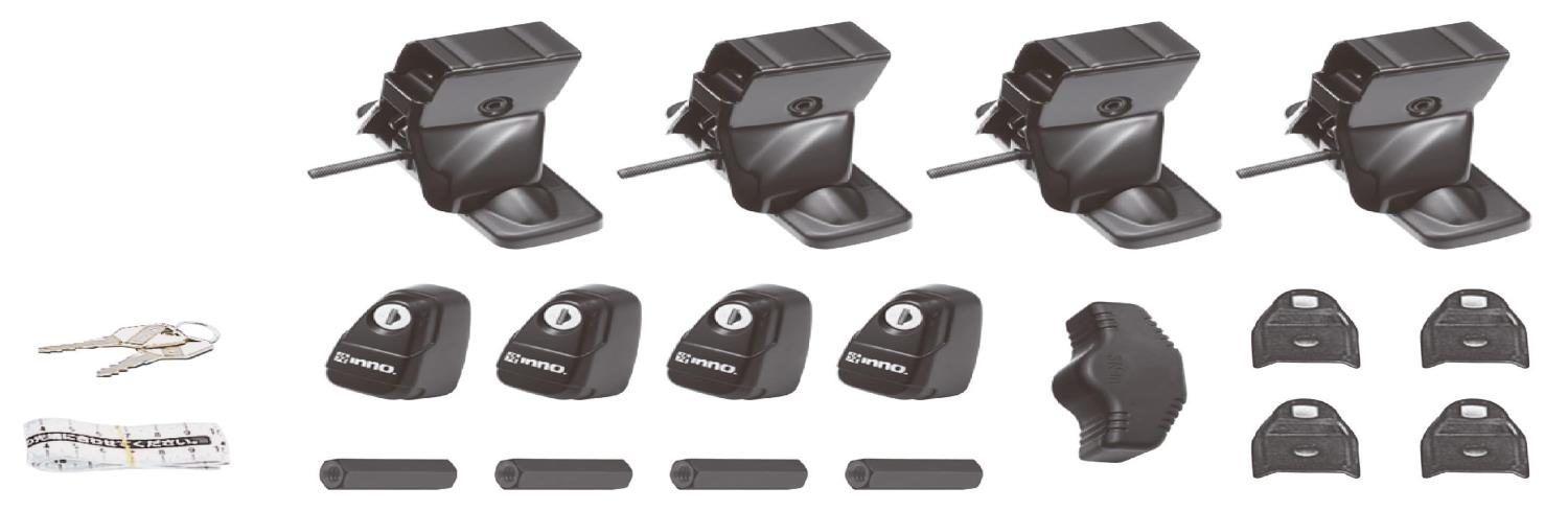 カーメイト(CARMATE) inno(イノー) 車種別 【スクエアタイプ】 INSUT単体