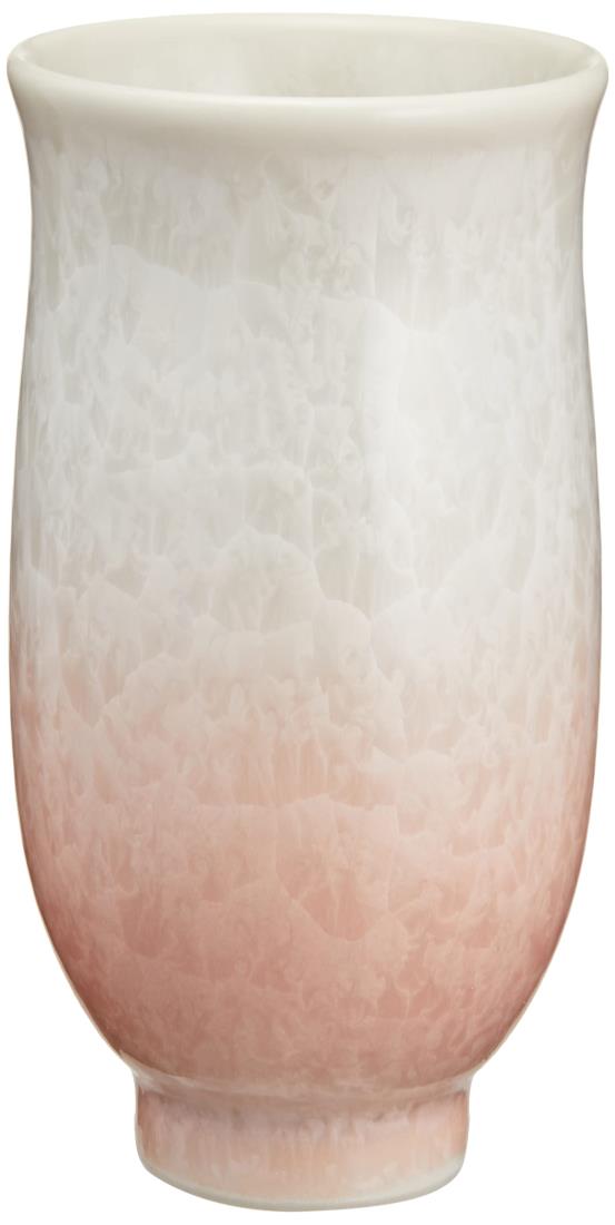 京焼 清水焼 陶あん窯 湯呑 小 花結晶(白地赤) KTA162-02