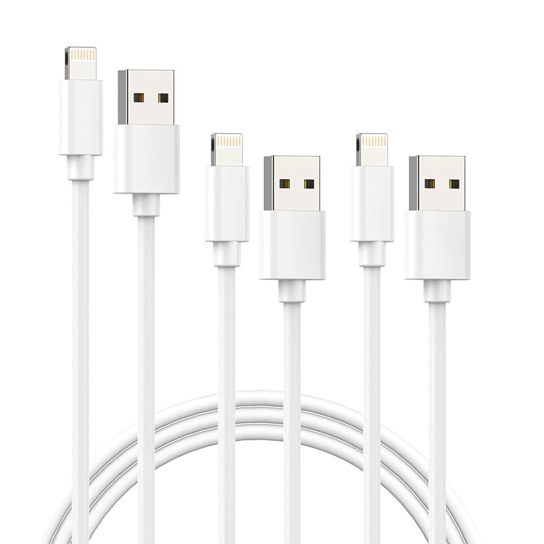 iPhone 充電コード [APPLE MFI認証] 純正 ライトニングケーブル 【0.5m/1m/1.8m】 3本セット lightningケーブル 断線防止 急速データ転送 断線にくい 高耐久コネクタ採用 急速充電 iPhone 14/13/13 Pro/12/11/X/8/8plus/ iPad 各種対応