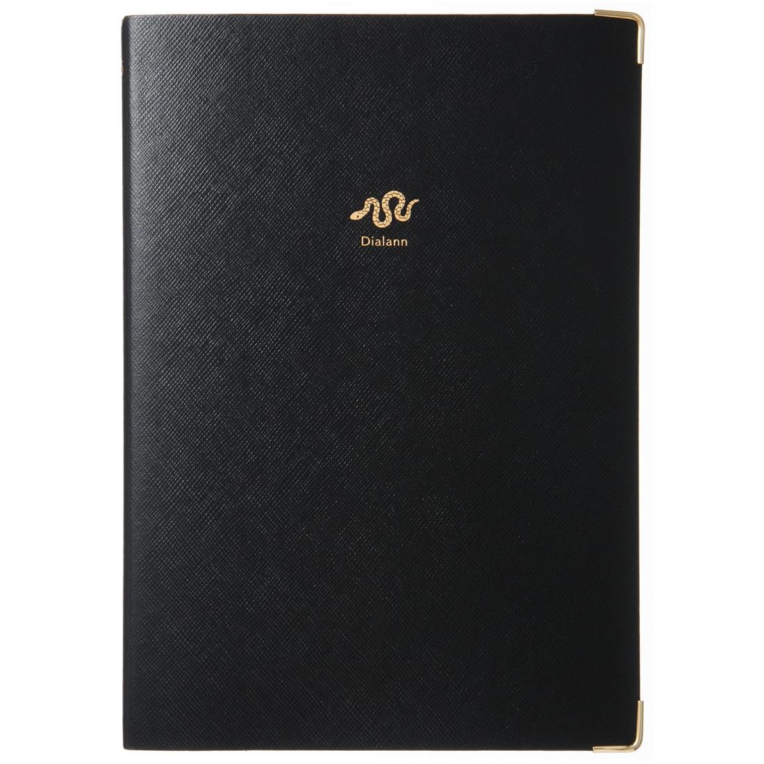 ラコニック 手帳 2025年 A5 ウィークリー 干支 ブラック LALD105-280BK (2024年12月始まり)