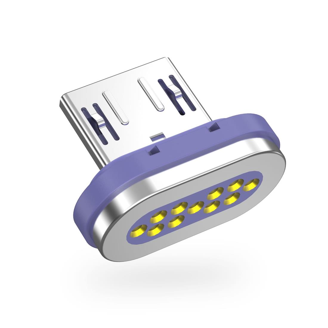 CIO マグネットケーブル専用取換端子 (Micro USB, パープル)