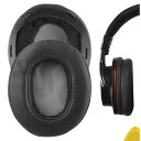 Geekria イヤーパッド QuickFi 互換性 パッド ソニー SONY MDR-1A, MDR-1ADAC ヘッドホンに対応 パッド イヤー/イヤーカップ (プロテインレザー/ブラック)