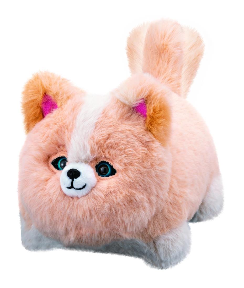 アガツマ(AGATSUMA) ワンだきみは! ? 動くぬいぐるみ まねっこ 電池式 動くおもちゃ 対象年齢3歳以上 27cm アプリコット