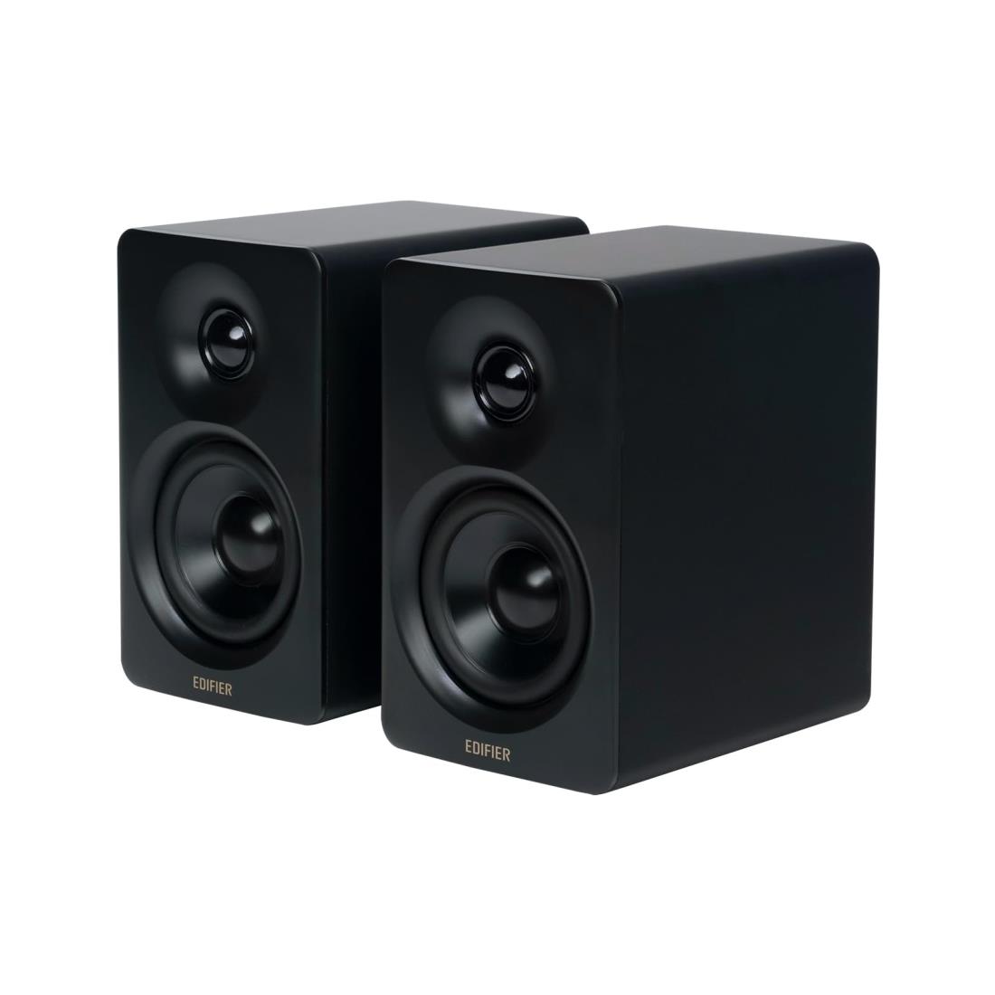 「VGP2025金賞&コスパ大賞」Edifier M60 マルチメディアスピーカー 66W Bluetooth 5.3 ハイレゾワイヤレス コンパクトなデザイン 専用アプリ スタンド付き USB-C/AUX入力 MDF製 黒