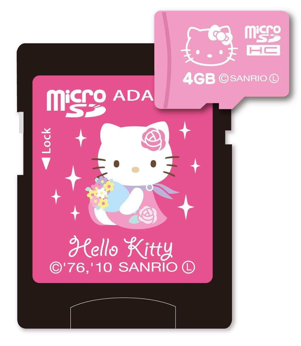 ハローキティ Micro SD 4GB KIT-MCSD4G[M便1/2]