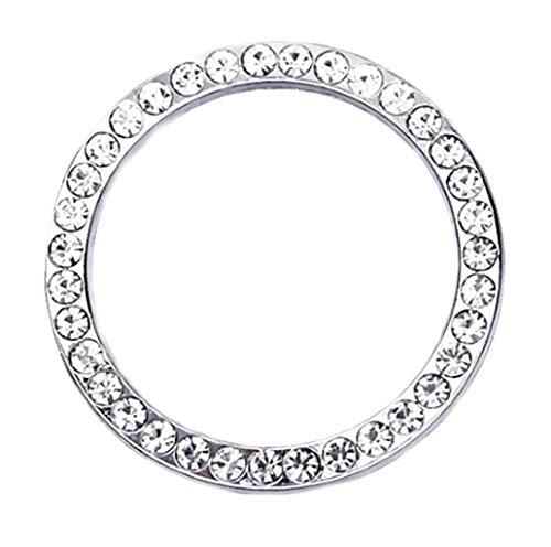 r_planning エンジン スタートボタン リング ドレスアップ ラインストーン アクセサリー シルバー