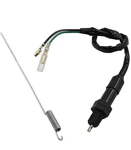 楽天ケーディーラインストアRAlpha Rider 汎用 M12 x P1.5mm リアブレーキライトスイッチ リアストップランプスイッチ スプリング付 Suzuki スズキ Honda ホンダ Kawasaki カワサキ Yamaha ヤマハ 等に適用 オートバイ バイク用 リアブレーキスイッチ ワイヤー ハーネス