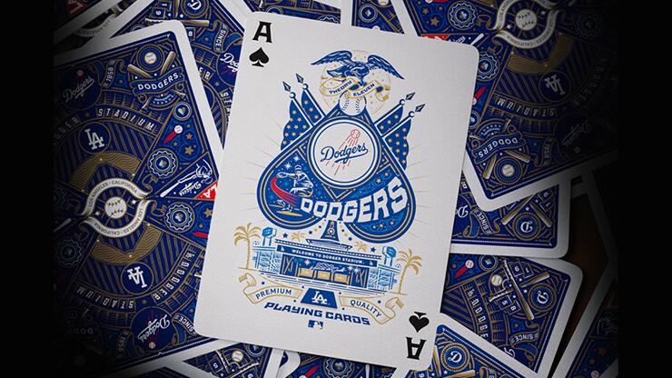ドジャース トランプ ポーかーサイズ Dodgers Playing Cards by theory11 2