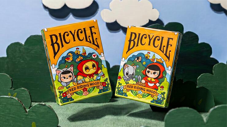 乐天商城 - 赤ずきん バイシクル バイスクルBicycle Paper Royals Red Riding Hood Playing Cards by RunIt Decks