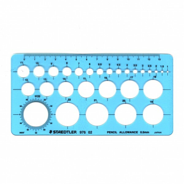 樂天商城 - 円定規 小 エッジ付 976 02