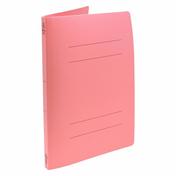 フラットファイルクイックインA4判タテ型(PP表紙)【ピンク】