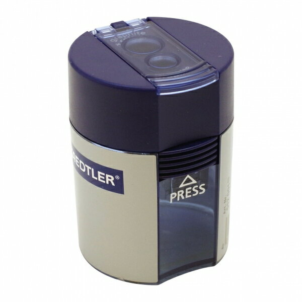 シャープナー蓋付き鉛筆削り(2穴)