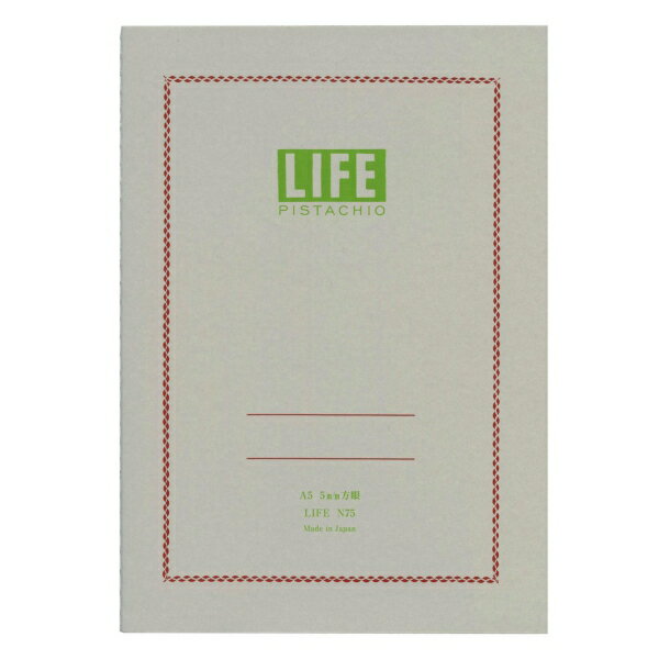 A5 ピスタチオ ノート/PISTACHIO【方眼】