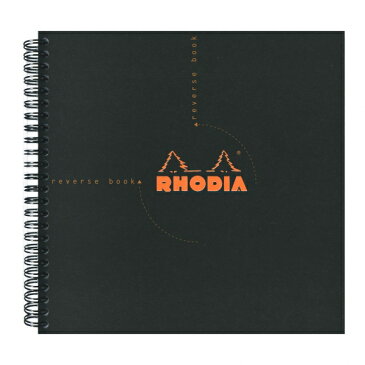 【Rhodia／ロディア】クラシック リバースブック 方眼【ブラック】　cf193609　【あす楽対応】