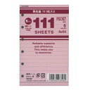 横罫ノート 6.0mm罫（ミニ6穴サイズ／ポケットサイズ）サイズ：縦=126mm　横=76mm　厚さ=11mm商品色傾向：ピンク 商品番号100967商品名ミニ6穴サイズ 6mm横罫 再生紙 111枚入り 徳用【ピンク】システム手帳リフィルJAN4902562433462メーカーレイメイ藤井メーカー品番LAR7000P