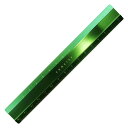コンサイス アルミフラットスケール 15cm【グリーン】
