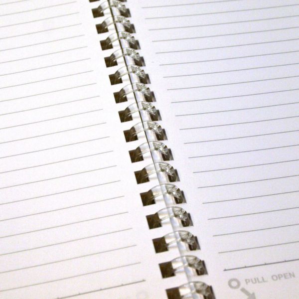 A5 ツイストリング・ノート【青】アクアドロップス/AQUA DROPS