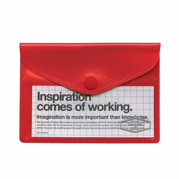 DELFONICS／デルフォニックス ビニールカードケース 【レッド】CC15 500107-124