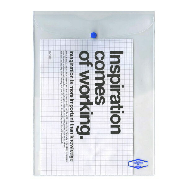 A4変型 ビニールブリーフケース【クリア】VC27