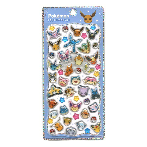 ポケモンG プチドロップステッカー 立体 シール