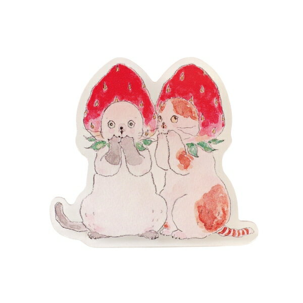 アクリルクリップ トコロコムギ【いちご】かわいい