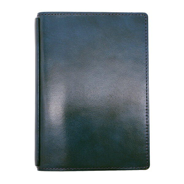 notivo ミニ6スリム アンチック 13mm 折り返せるシステム手帳 【サファイヤブルー】日本製