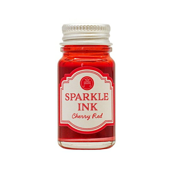 スパークルインキ ラメ入りインキ 12ml【チェリーレッド】ガラスペン ・つけペン専用(3)