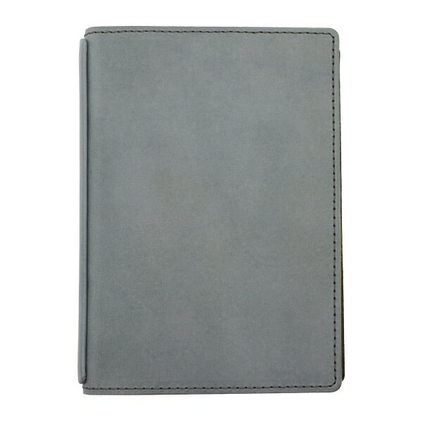 notivo 革イズム カスミ ミニ6スリム 折り返せるシステム手帳 13mm【ブルー】姫路レザー