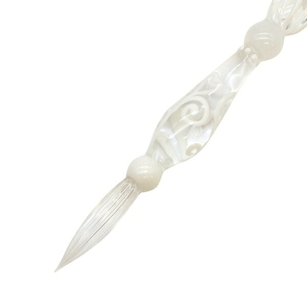 ガラスペン アラベスク【ホワイト】かわいい ギフト kdmbz-10226975 文具・文房具のKDM 楽天市場支店 サンプル画像2