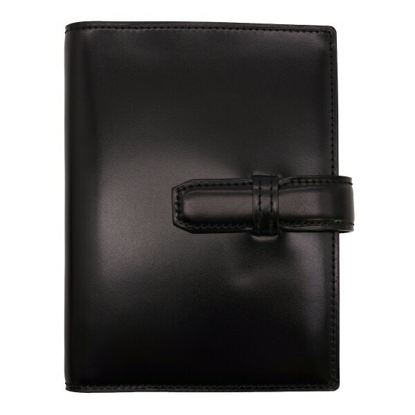 LOAPADコードバン ミニ6 16mm ベルト システム手帳【ブラック×ブラック】日本製