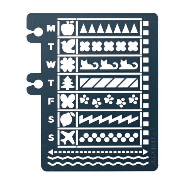 ロルバーン テンプレート カレンダー B【ターコイズ】