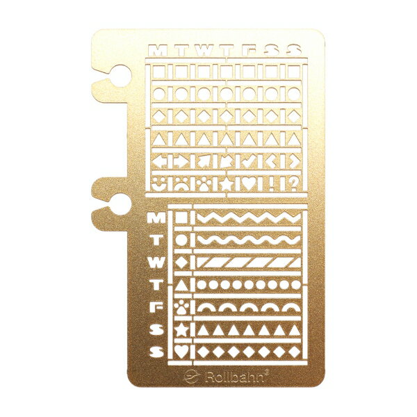 ロルバーン テンプレート カレンダー D【ゴールド】