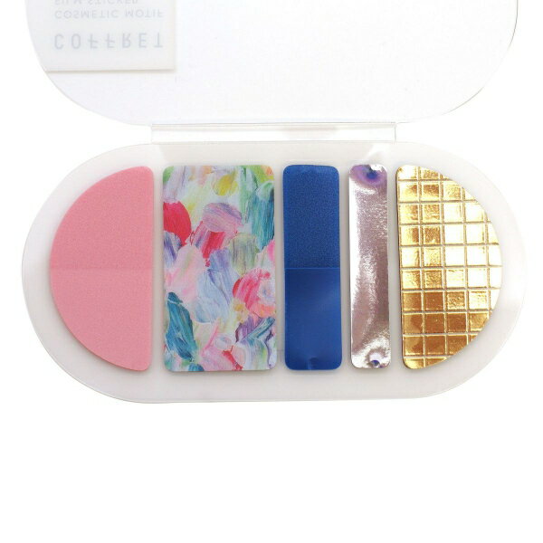 COFFRET/コフレ R 40枚入【ピンクフロート】付箋 コスメティック ステッカー