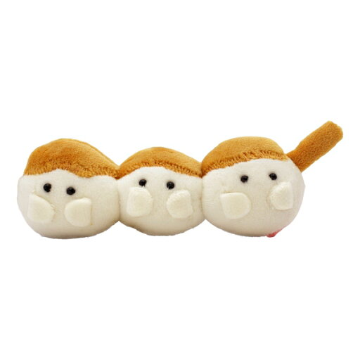 もちっとわがしさん ボールチェーン付き マスコット【みたらし団子】ぬいぐるみ かわいい キーホルダー もちっとわがしさん ボールチェーン付き マスコット【みたらし団子】ぬいぐるみ かわいい キーホルダー