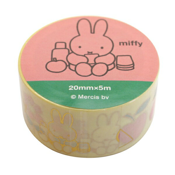 金箔押しをあしらった、華やかな仕上がりのマスキングテープ。ノートや手帳を、ミッフィーちゃんで自分好みに彩れます。お手紙やラッピングなどにもピッタリです。【サイズ】幅20ミリ×巻き5メートル【素材】和紙サイズ：縦=40mm　横=40mm　厚さ=20mm商品色傾向：黄色 イラスト表紙パターン：キャラクターキャラクター名：ミッフィー商品番号158851商品名金箔マスキングテープ ミッフィー ディック・ブルーナ 絵本キャラクター【ピクニック】JAN4570057750587メーカーグリーンフラッシュメーカー品番BM-233色違い・柄違いの商品⇒ 色違い・柄違いの商品をすべて確認するを確認する【グリーンフラッシュ】ミッフィー スティッキーメモ ふせん ディック・ブルーナ 絵本キャラクターを確認する600000023578: 200000004209: 200000004210: