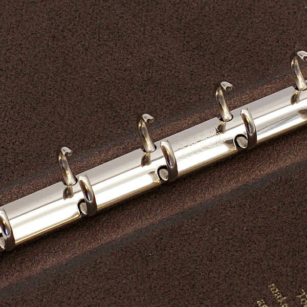 PLOTTER/プロッター ミニ5サイズ ホースヘアーII レザーバインダー 11mm【グレー】 3