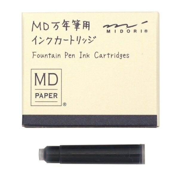 MD万年筆用 カートリッジ【ブルーブラック】6本入 MD用紙 カンパニー 1