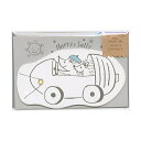 Hurry&Sally ミニレターセット 【どんぐりの車】かわいい ハリネズミ 兄弟(3)