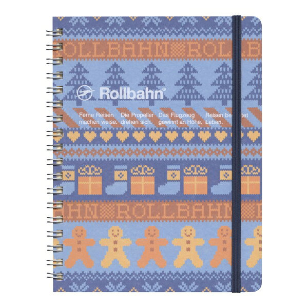 ロルバーン ポケット付きメモ ニット L【B:ジンジャーブレッド】