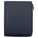 システム手帳 タイマー17(バイブル) レザー Lジップカバー フレンチクラシック【ネイビー】(3)