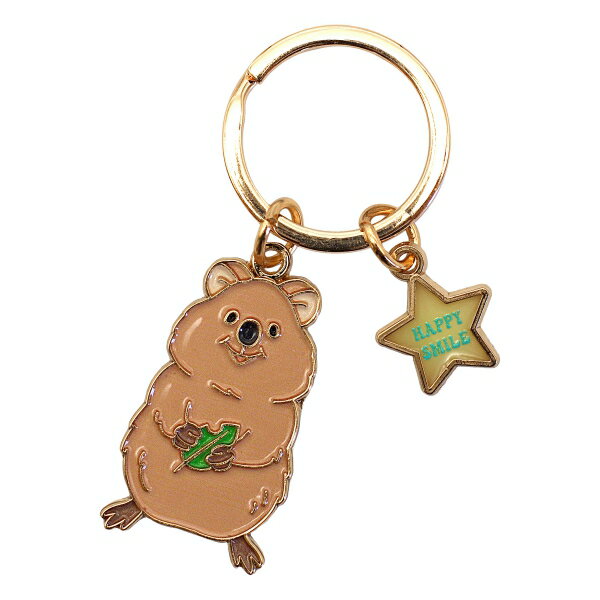 Other - アニマル キーリング【クオッカワラビー】動物 かわいい キーホルダー
