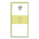 mois et fleurs 一筆箋 レターセット 【checkerberry】