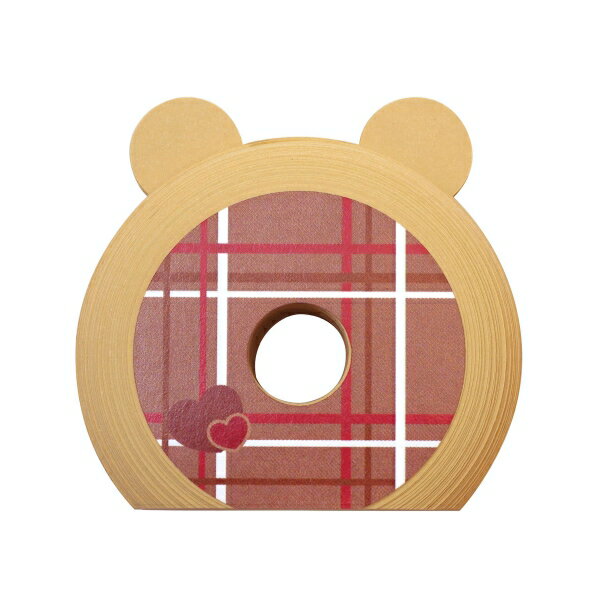 ドーナツ 付箋 【クマ】かわいい ふせん