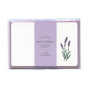 エル・コミューン mois et fleurs ミニメッセージカードセット 【lavender】 MOF-107