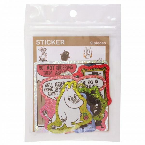 樂天商城 - フレークステッカーS 9柄各1枚【ムーミン】