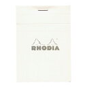 Rhodia／ロディア ブロック ホワイト NO.11【方眼】 cf11201【あす楽対応】