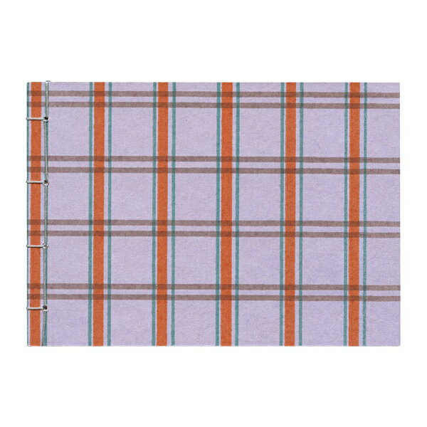 クラシックな格子柄の表紙のメモ帖です。麻糸を使った和綴じで綴じられています。本文紙はA6サイズの方眼で上質紙を使用、1枚ずつちぎれるようにミシン目が入っています。50枚綴りサイズ：縦=105mm　横=148mm　厚さ=5mm表紙仕様：左開き商品色傾向：紫 用紙色：白表紙パターン：チェック商品番号164548商品名和綴じメモA6 格子柄 【KOSHI1 茶・ピンク】JAN4520263202011メーカー尚雅堂メーカー品番20201色違い・柄違いの商品⇒ 色違い・柄違いの商品をすべて確認する【尚雅堂】和綴じメモ 格子柄を確認する600000024634: 200000004703: